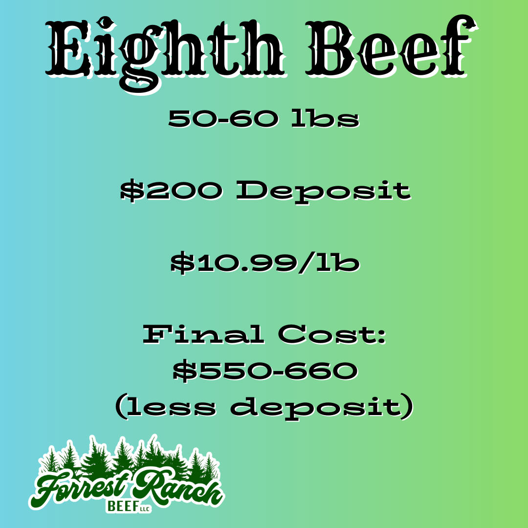 Eighth Beef Deposit -Sept. 8, 2025!