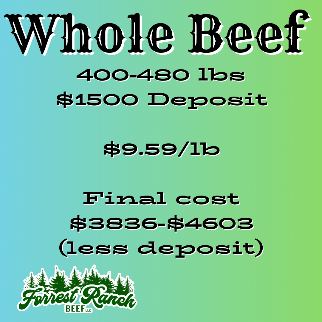 Whole Beef Deposit - Open Sept. 8, 2025