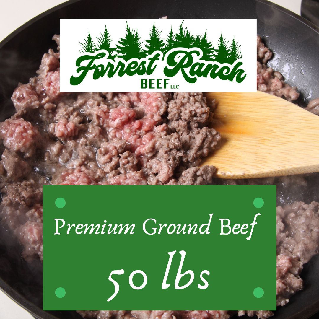 Premium Ground Beef - 50 lbs