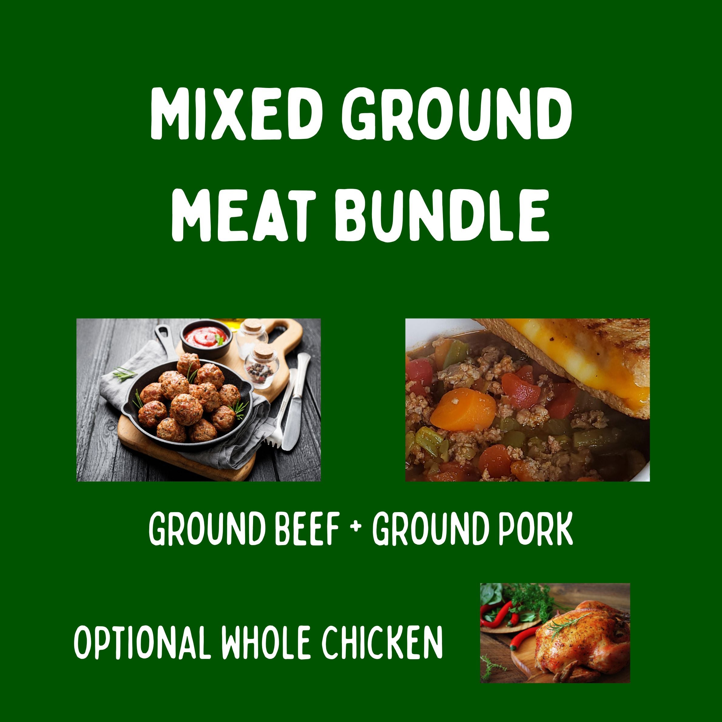 Mixed Ground Meat Bundle – Forrest Ranch Beef