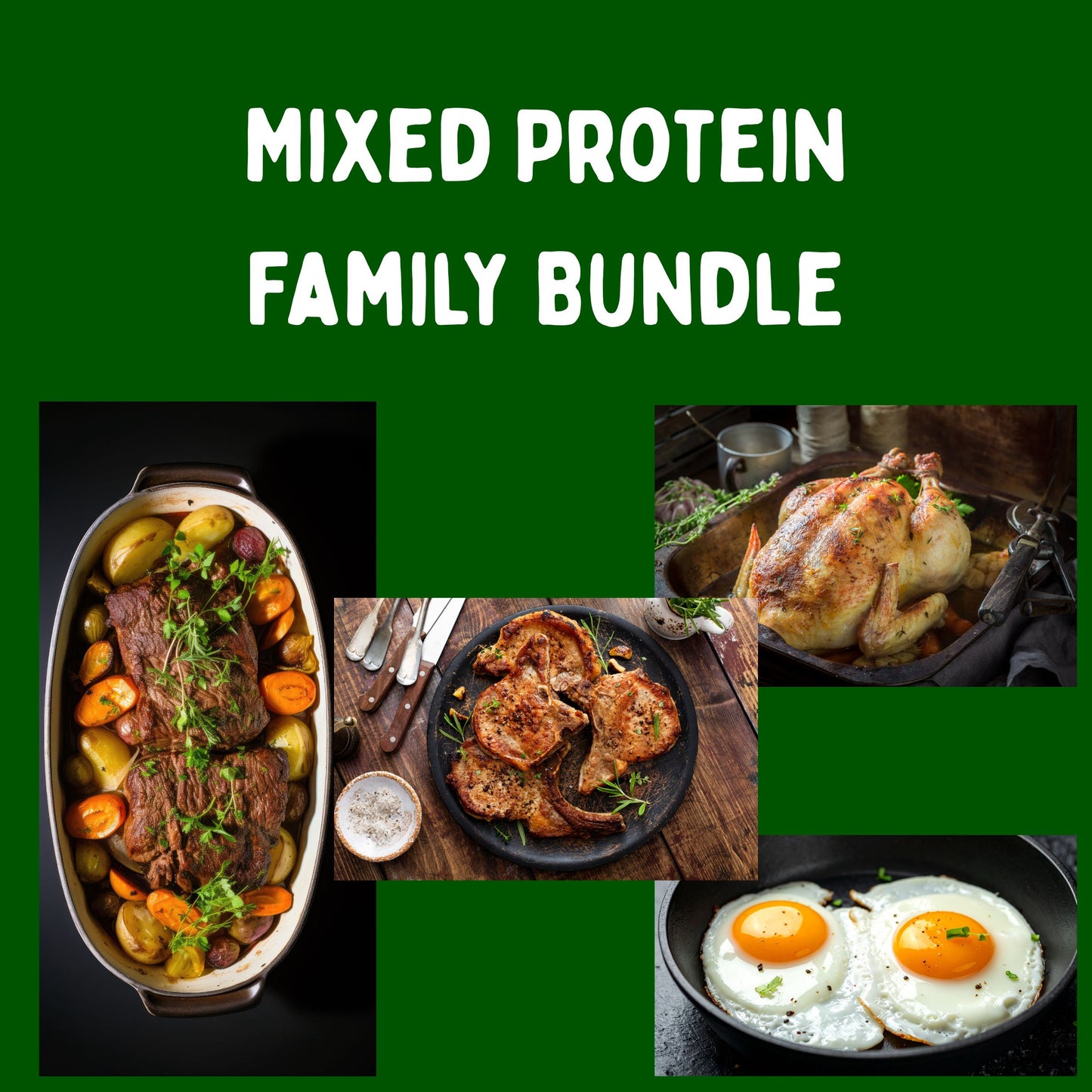 Mixed Protein Family Meal Bundle