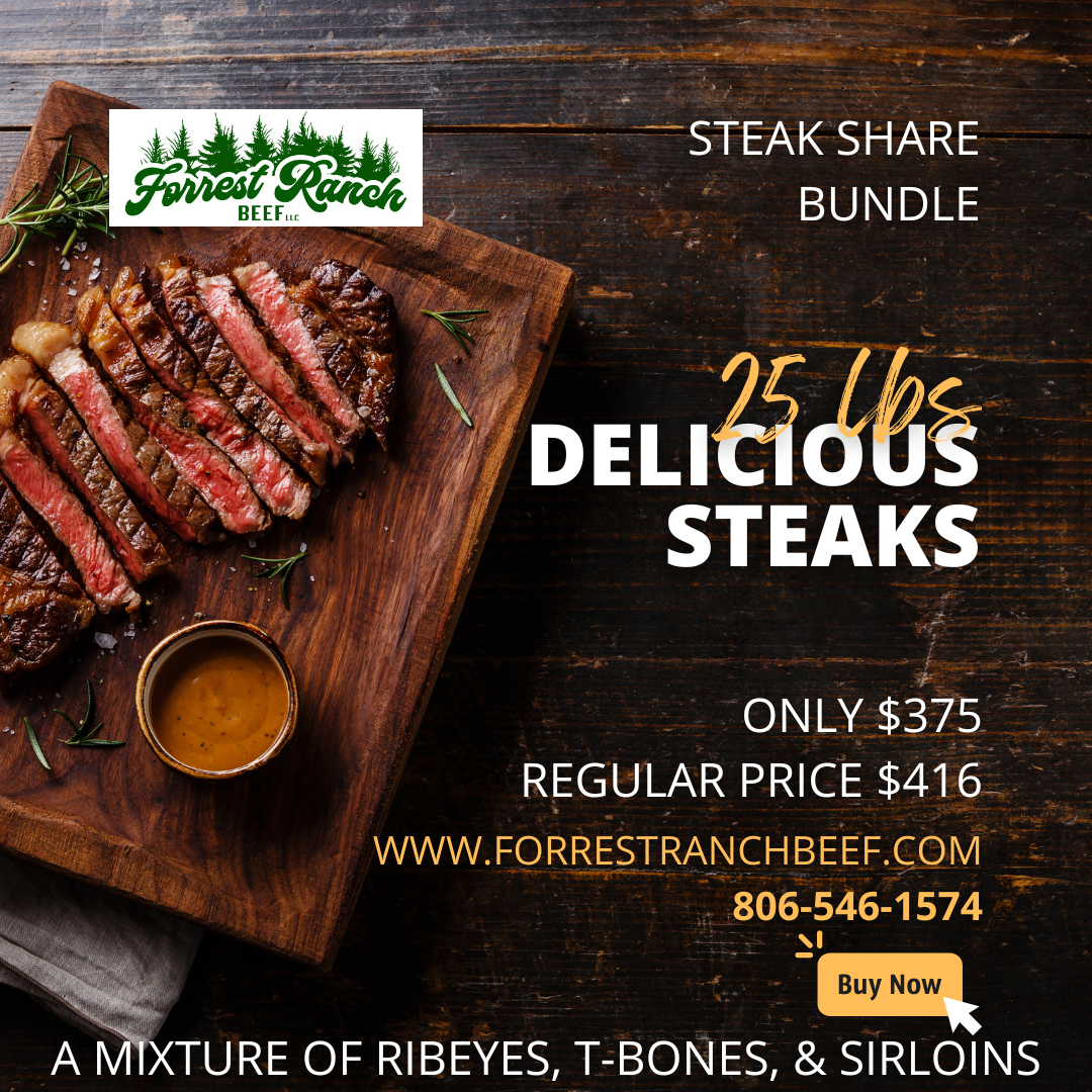 25 lbs Local Steak Share Bundle